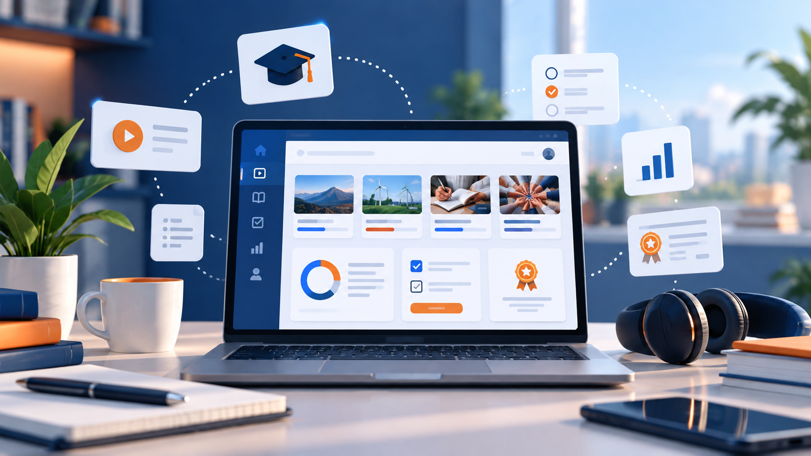 Illustration de l’article : WAKATI déploie sa plateforme e-learning Moodle